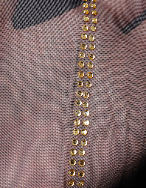 Diamond-Embellished Abaya Dress for Women